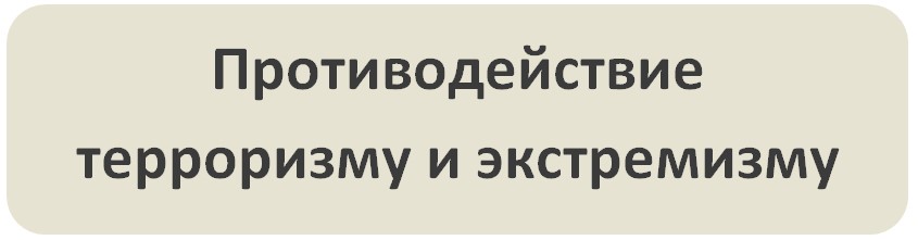 Противодействие терроризму и экстремизму